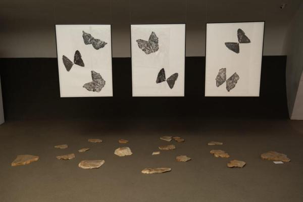 Obra de Jovani Dalla Bernardina em paineis expositores