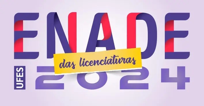 Cartaz com a inscrição Enade das licenciaturas 2024