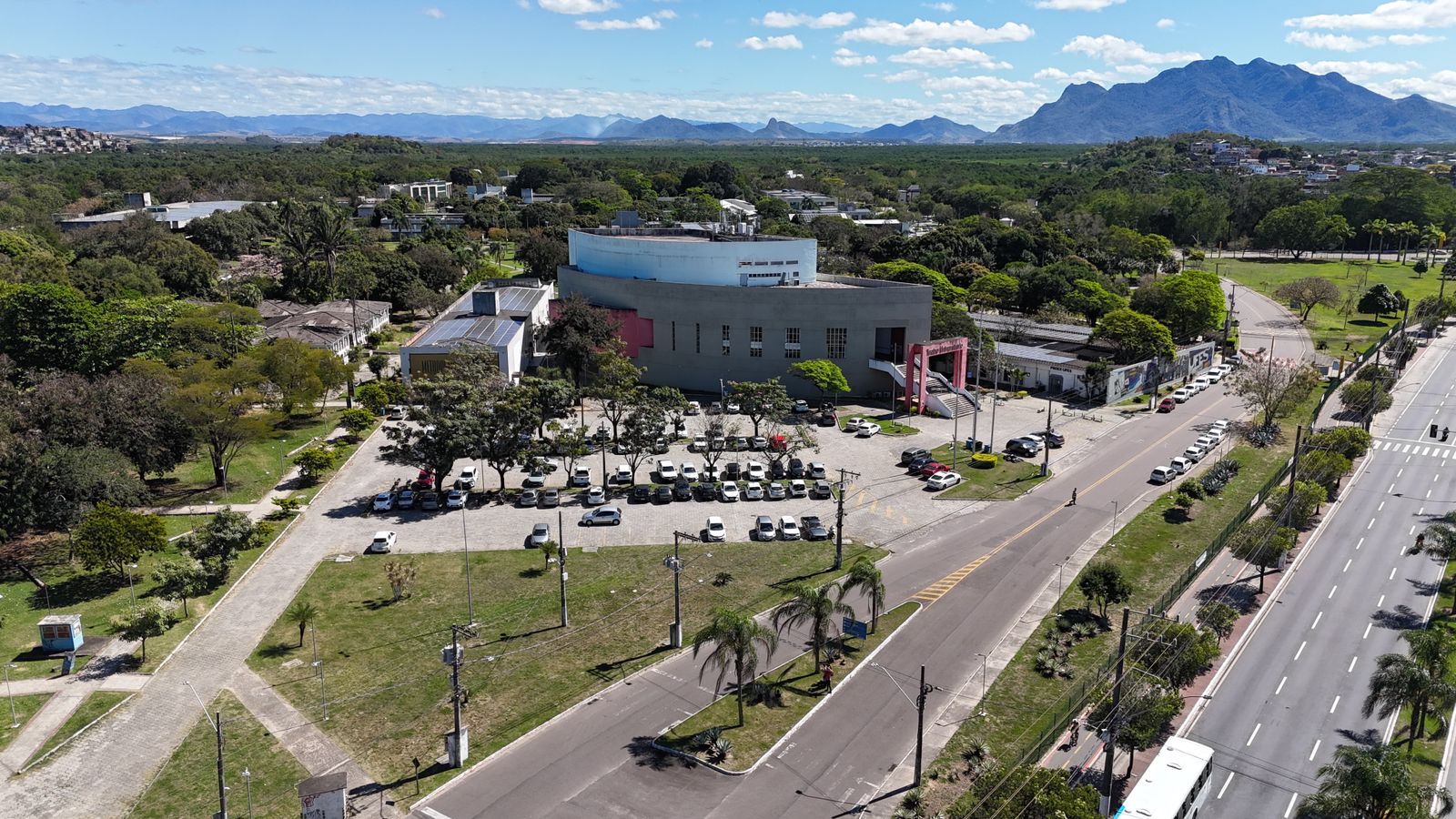 Imagem aérea do campus de Goiabeiras