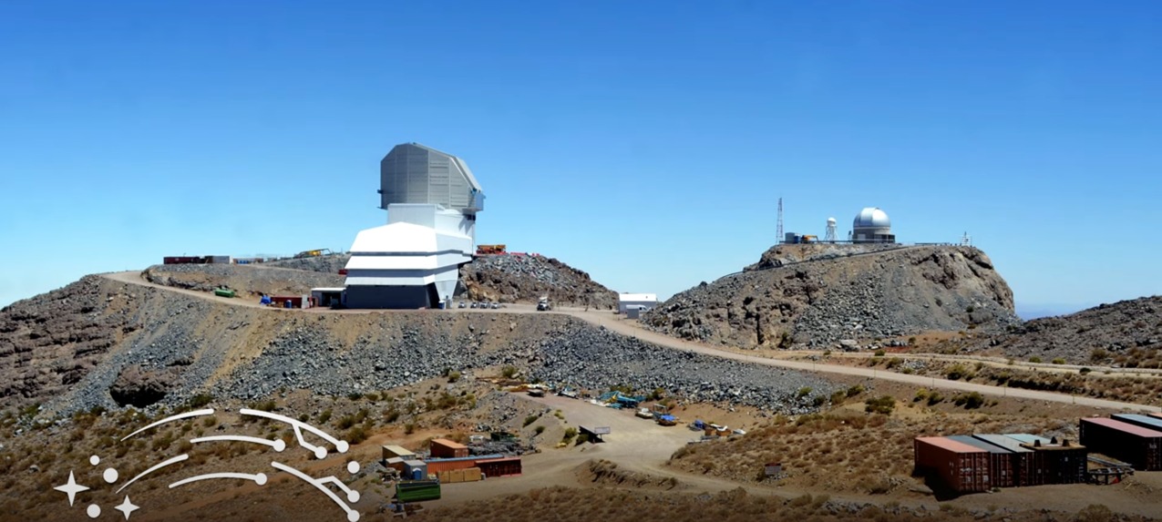 Foto do Observatório Vera Rubin, no deserto do Atacama