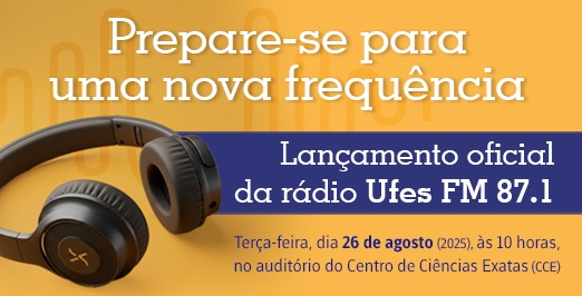 Cartaz de divulgação do evento de inauguração