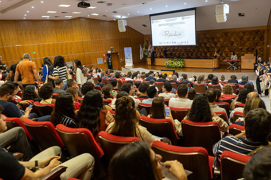 Vista geral do auditório do Congresso