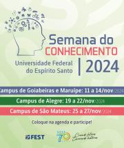 Cartaz de divulgação do evento