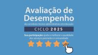 Cartaz de divulgação da avaliação