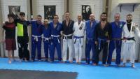 Foto da turma de jiu-jitsu