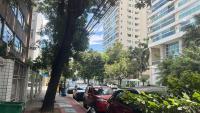 Foto de uma rua arborizada no bairro Praia do Canto