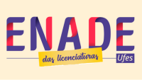 Logomarca criada pela Ufes para o Enade das Licenciaturas