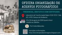 Cartaz de divulgação das oficinas