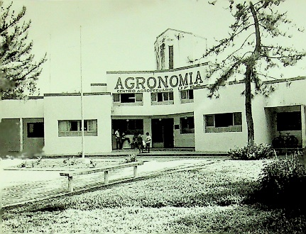 Primeiras instalações do Centro Agropecuário (Caufes) no campus da Ufes do município de Alegre – década de 1980