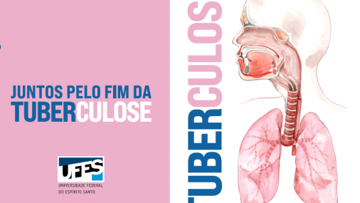 Capa do folder de conscientização sobre a tuberculose