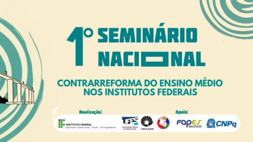 Cartaz de divulgação do seminário
