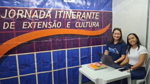 Foto do banner da Jornada Itinerante no evento