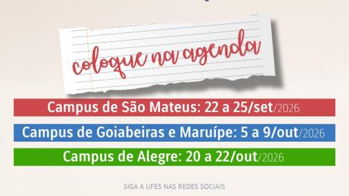Cartaz de divulgação do evento